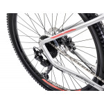 Horský bicykel ROMET RAMBLER R7.4 2024 M Strieborno-červený grafit